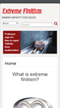 Mobile Screenshot of extremefinitism.com